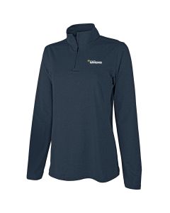 Charles River - Women's Heathered Eco-logic Stretch Quarter-Zip