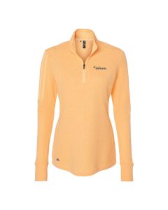 Adidas - Women's 3-Stripes Quarter-Zip Sweater